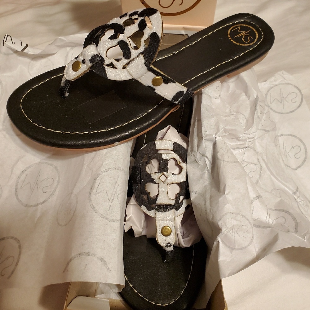 Cow sandals